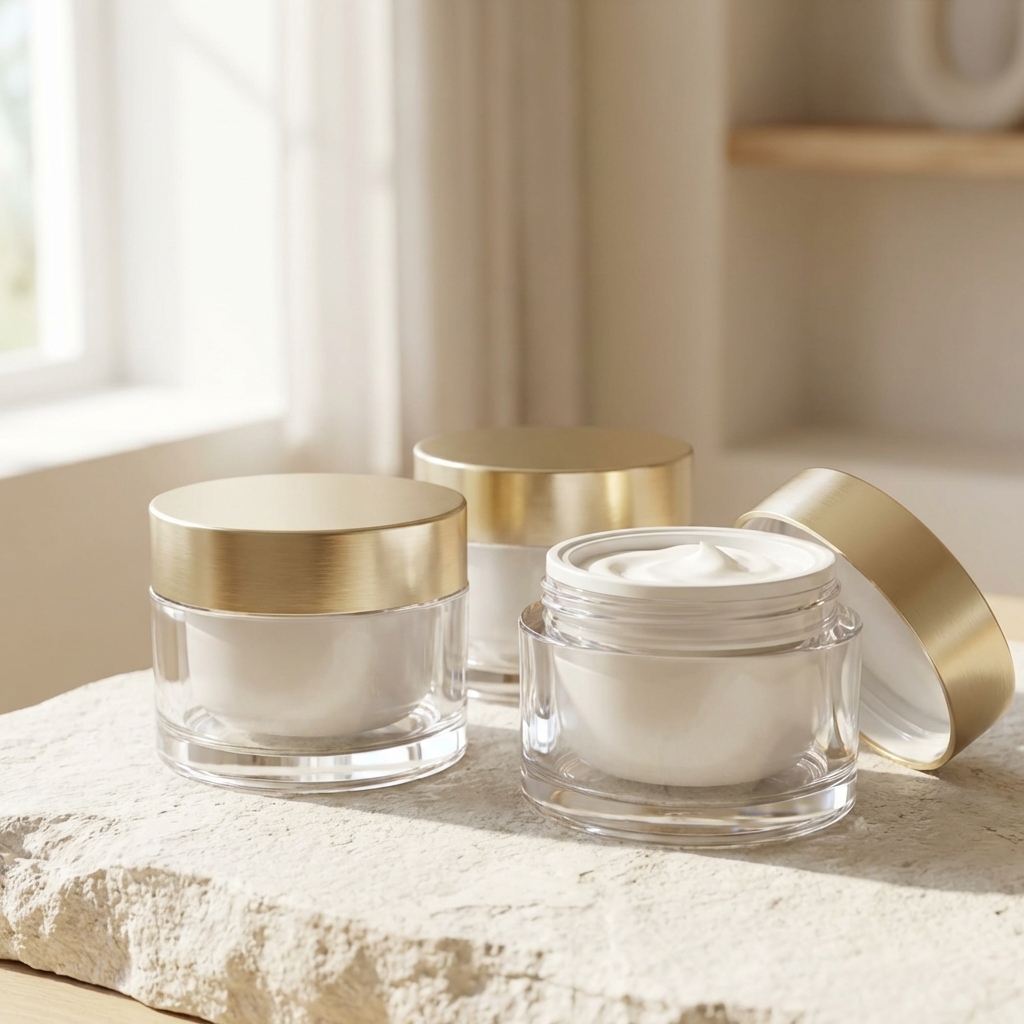 Glass Cream Jars
